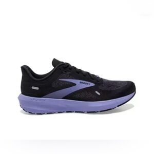 BROOKS Launch 9 Running Sneakers in Black/Ebony/Purple